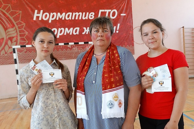 В Иссинском районе проходят церемонии вручения знаков отличия комплекса ГТО