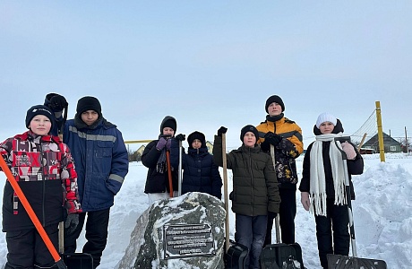 Акция «Снежный десант» в селе Дмитриевка Иссинского района