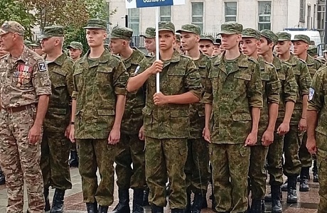 Открытие Юнармейских военно-патриотических сборов ПФО «Гвардеец»