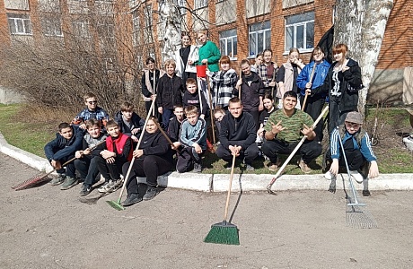 «Движение Первых» лицея рабочего поселка Исса присоединилось к акции «Зелёная весна»