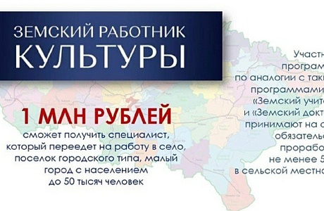 В текущем году Пензенская область стала участником программы «Земский работник культуры», которая реализуется по всей стране В текущем году Пензенская область стала участником программы «Земский работник культуры», которая реализуется по всей стране