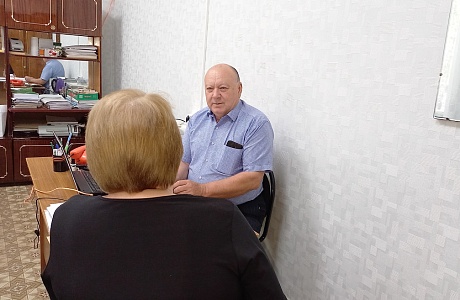 Депутат Собрания представителей Иссинского района Пензенской области Владимир Кузнецов провел прием граждан 