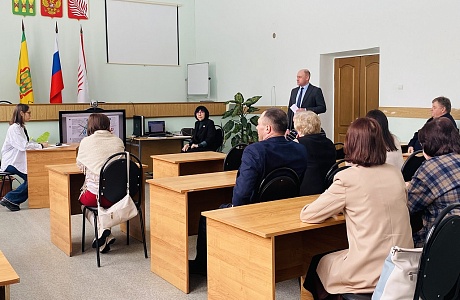 Рабочее совещание в администрации Иссинского района Пензенской области