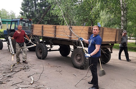 В р.п. Исса проводятся мероприятия по благоустройству