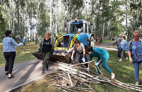 В р.п. Исса проводятся мероприятия по благоустройству