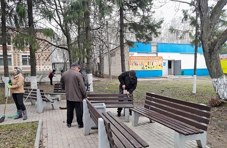 В Иссинском районе проводятся мероприятия по благоустройству территорий