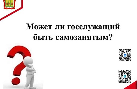Может ли госслужащий быть самозанятым?