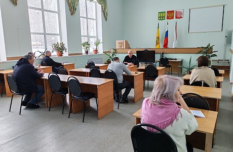 Паводковая комиссия в администрации Иссинского района 