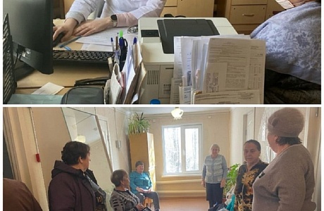 Врачи ГБУЗ "Иссинская участковая больница" ведут прием не только в поликлинике, но и ежедневно выезжают на ФАПы