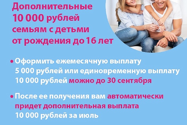 Информация ПФР о дополнительных выплатах семьям с детьми Информация ПФР о дополнительных выплатах семьям с детьми