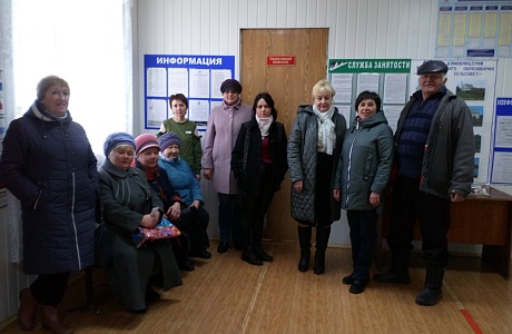 Депутат Собрания представителей Иссинского района Пензенской области Евгений Денисов встретился с населением села Булычево