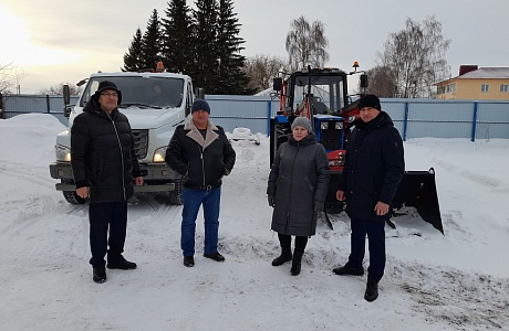 В рабочий поселок Исса поступила новая коммунальная техника