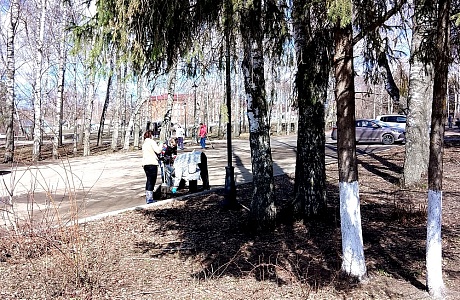 В Иссинском районе проводятся мероприятия по благоустройству территорий 