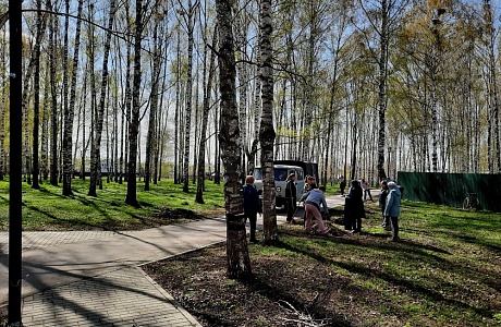 Иссинцы присоединились к Всероссийскому субботнику