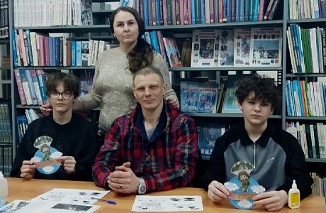 Интеллектуальная викторина «Защитникам Отечества посвящается» в библиотеке с. Булычево