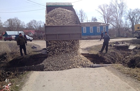 В Иссе начался ремонт дорог