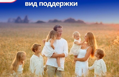 В чем заключается новая мера поддержки многодетных?