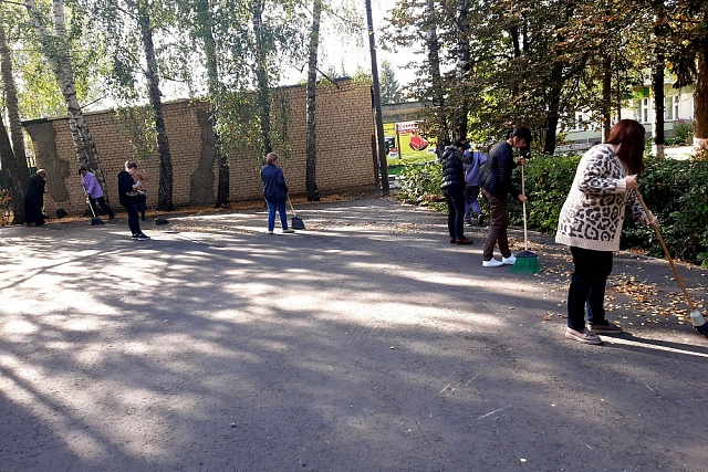 В р.п. Исса продолжают проводиться мероприятия по благоустройству