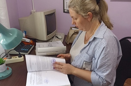Работа исследователя в архиве Иссинского района