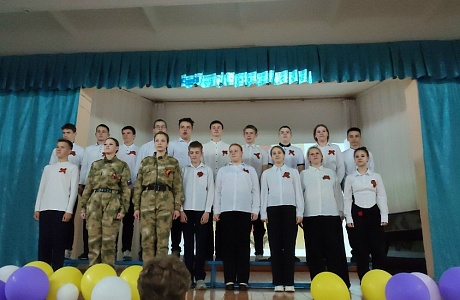 Фестиваль военно-патриотической песни "Победный май" в МБОУ «Лицей р.п. Исса имени Н.Н. Гаврилова»