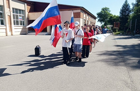 Спортивный праздник ко Дню России в Лицее р. п. Исса