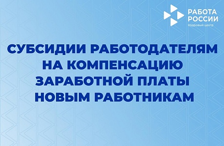 Работодатели могут обращаться за субсидией по найму безработных граждан через портал «Работа в России