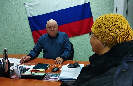 Депутат Собрания представителей Иссинского района Пензенской области Владимир Кузнецов провел прием граждан