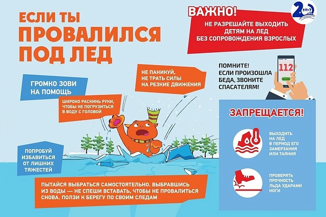 Если ты провалился под лед