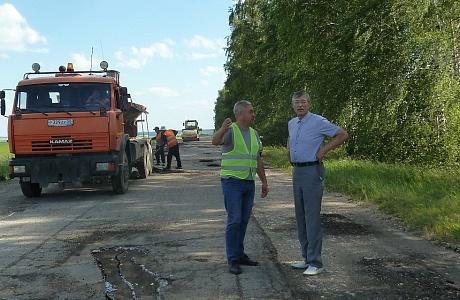 Дорога на Салмовку отремонтирована