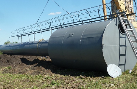 В селе Украинцево идет монтаж новой водонапорной башни 